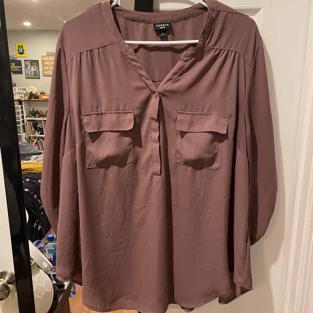 Purple blouse